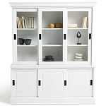 Витрина из массива сосны Cobbett White Wood Showcase варинант исполнения - 2 | Loft Concept в Санкт-петербурге