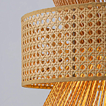 Подвесной светильник с абажуром из натуральных материалов Light Inside the Cell варинант исполнения - 4 | Loft Concept в Санкт-петербурге