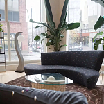 Дизайнерский журнальный стол в виде раковины с жемчужиной под прозрачной столешницей Fahin варинант исполнения - 4 | Loft Concept в Санкт-петербурге