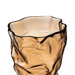 Ваза стеклянная фактурная Crumpled Vase 32 см варинант исполнения - 2 | Loft Concept в Санкт-петербурге
