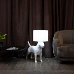 Лампа COLLECTION OF DOGS с абажуром Бультерьер варинант исполнения - 3 | Loft Concept в Санкт-петербурге