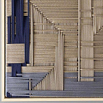 Аксессуар Геометрическая абстракция Figurative Beige Wall Hangings варинант исполнения - 1 | Loft Concept в Санкт-петербурге