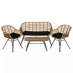 Кушетка плетеная из ротанга Wicker Сouch варинант исполнения - 5 | Loft Concept в Санкт-петербурге