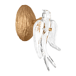 Бра с прозрачной стеклянной фигуркой птички Serip Voa варинант исполнения - 3 | Loft Concept в Санкт-петербурге