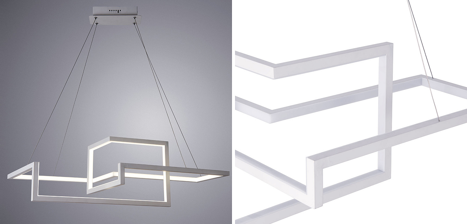Люстра Esther Geometric White Chandelier II Люстра Esther Geometric White Chandelier II - Loft-Concept в Санкт-петербурге