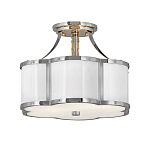 Потолочный светильник с декоративными заклепками Hinkley  варинант исполнения - 11 | Loft Concept в Санкт-петербурге