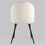 Мягкий стул в бежевом велюре Miruna Chair варинант исполнения - 4 | Loft Concept в Санкт-петербурге