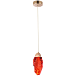 Подвесной светильник Soar Hanging Lamp Brass Red Красный варинант исполнения - 2 | Loft Concept в Санкт-петербурге