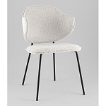 Стул Bellamy букле светло-серый варинант исполнения - 1 | Loft Concept в Санкт-петербурге