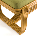 Скамья из ротанга с подушкой Mattia Rattan Bench варинант исполнения - 4 | Loft Concept в Санкт-петербурге