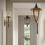 Подвесной светильник в форме фонаря чёрного цвета Black Lantern варинант исполнения - 3 | Loft Concept в Санкт-петербурге