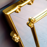 Зеркало прямоугольное Golden Classic Ornament Mirror варинант исполнения - 3 | Loft Concept в Санкт-петербурге