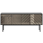 Длинная тумба с зеркальным декором Serena варинант исполнения - 5 | Loft Concept в Санкт-петербурге