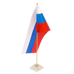 Флагшток на подставке из натурального камня Stone Flagpole варинант исполнения - 1 | Loft Concept в Санкт-петербурге