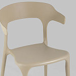 Бежевый стул из прочного PP-пластика JORIS варинант исполнения - 7 | Loft Concept в Санкт-петербурге