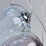 Люстра каскадная с 9-ю разноцветными стеклянными плафонами Kaleido варинант исполнения - 11 | Loft Concept в Санкт-петербурге