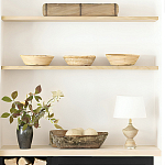 Настольная лампа деревянная с белым абажуром Wooden Table Lamp варинант исполнения - 6 | Loft Concept в Санкт-петербурге