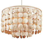 Люстра с каскадом из круглых декоративных элементов Texture Discs варинант исполнения - 2 | Loft Concept в Санкт-петербурге