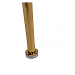 Стул велюровый хаки на золотистых металлических ножках Vendramin Chair варинант исполнения - 6 | Loft Concept в Санкт-петербурге