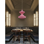 Подвесной вязаный розовый светильник «Моника» варинант исполнения - 2 | Loft Concept в Санкт-петербурге