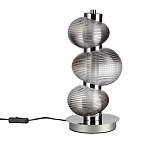 Настольная лампа с 3-мя рифлеными стеклянными шарами Marcelh Light варинант исполнения - 5 | Loft Concept в Санкт-петербурге