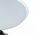 Кофейный столик с круглой столешницей и мраморным основанием Steel Reliability варинант исполнения - 4 | Loft Concept в Санкт-петербурге