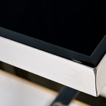 Столик журнальный квадратный с основанием в оттенках хром и золото Harmony Color and Shapes варинант исполнения - 2 | Loft Concept в Санкт-петербурге