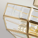 Потолочный светильник шестигранной формы с прозрачными стеклянным плафоном Elstead Lighting варинант исполнения - 12 | Loft Concept в Санкт-петербурге