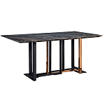 Стол обеденный со стальными ножками оригинальной формы Gourmet Meal варинант исполнения - 1 | Loft Concept в Санкт-петербурге