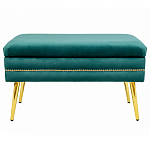 Мягкая банкетка с зоной для хранения Casket Green варинант исполнения - 1 | Loft Concept в Санкт-петербурге