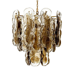 Люстра из круглых стеклянных элементов Vienna варинант исполнения - 1 | Loft Concept в Санкт-петербурге