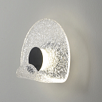 Бра из текстурированного прозрачного стекла с изогнутым краем Textured Glass  варинант исполнения - 2 | Loft Concept в Санкт-петербурге