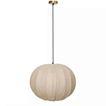 Подвесной светильник с бежевым тканевым абажуром Modern Textured Table Lamp варинант исполнения - 1 | Loft Concept в Санкт-петербурге