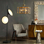 Торшер черный с 2-мя большими лампами Black Diffusers варинант исполнения - 3 | Loft Concept в Санкт-петербурге