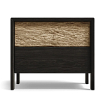 Тумба 2 ящика с подсветкой на рельефном фасаде Warm Industrial варинант исполнения - 1 | Loft Concept в Санкт-петербурге