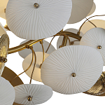 Люстра с белыми и золотистыми цветами G9 Dahlia Flowers Lamp варинант исполнения - 5 | Loft Concept в Санкт-петербурге