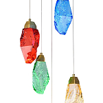 Потолочный светильник с пятью цветными плафонами Soar Colorful Lamp варинант исполнения - 4 | Loft Concept в Санкт-петербурге