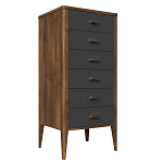 Комод из массива бука с 6-ю ящиками Tasteful Furniture варинант исполнения - 1 | Loft Concept в Санкт-петербурге