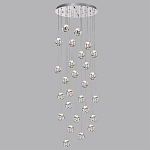 Люстра каскадня с 27-ю прозрачными шарообразными подвесами Bubbles Bocci варинант исполнения - 5 | Loft Concept в Санкт-петербурге