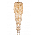 Люстра многоярусная каскадная с хрустальными подвесками Roul Crystal Light варинант исполнения - 5 | Loft Concept в Санкт-петербурге