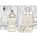 Megan Hess. Elegance варинант исполнения - 3 | Loft Concept в Санкт-петербурге