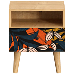 Прикроватная тумба с изображением на ящике Elise Nightstand варинант исполнения - 9 | Loft Concept в Санкт-петербурге