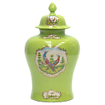 Фарфоровая ваза с крышкой Eden Garden варинант исполнения - 1 | Loft Concept в Санкт-петербурге