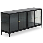 Сервант четырехдверный с рифленым стеклом The Keeper варинант исполнения - 1 | Loft Concept в Санкт-петербурге