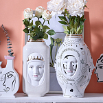Ваза с золотисто-белыми фрагментами Faces of Imagination варинант исполнения - 3 | Loft Concept в Санкт-петербурге