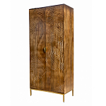 Распашной шкаф с фактурным фасадом Termite варинант исполнения - 2 | Loft Concept в Санкт-петербурге