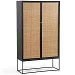 Шкаф с 2-мя дверцами из ротанга ручной работы Fuse Wicker Furniture варинант исполнения - 1 | Loft Concept в Санкт-петербурге