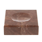 Подставка под шар квадратная из натурального камня Лемезит Natural Stone Sphere Stands варинант исполнения - 1 | Loft Concept в Санкт-петербурге