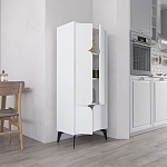 Комод белый с 4-мя дверцами на металлических ножках SPARK MULTIPURPOSE CABINET WHITE варинант исполнения - 7 | Loft Concept в Санкт-петербурге