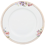 Сервиз столовый из фарфора белый с цветочным принтом на 6 персон 23 предмета Flower Porcelain Collection варинант исполнения - 3 | Loft Concept в Санкт-петербурге